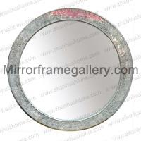 Mosaic Round Wall Mirror Decor
